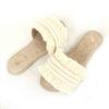 Handmade Macrame Boho Sandals - Shima Model White Sliders