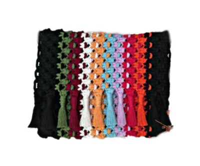 Macrame Crossbody Shoulder Bag Luxurious Handcrafted Negar