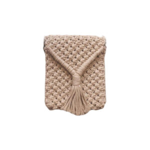 Macrame Crossbody Shoulder Bag Luxurious Handcrafted Rana