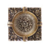 Engraved Metal Ashtray – Intricate Artistic Design Ilia