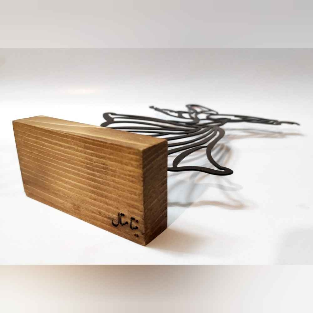 Metal Minimalist Figurine Artwork Sculpture Sama Dance