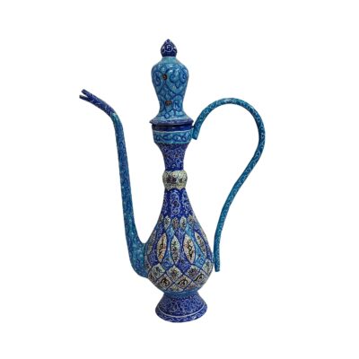 Persian Copper Rosewater Sprinkler - Minakari Enameled Khataei