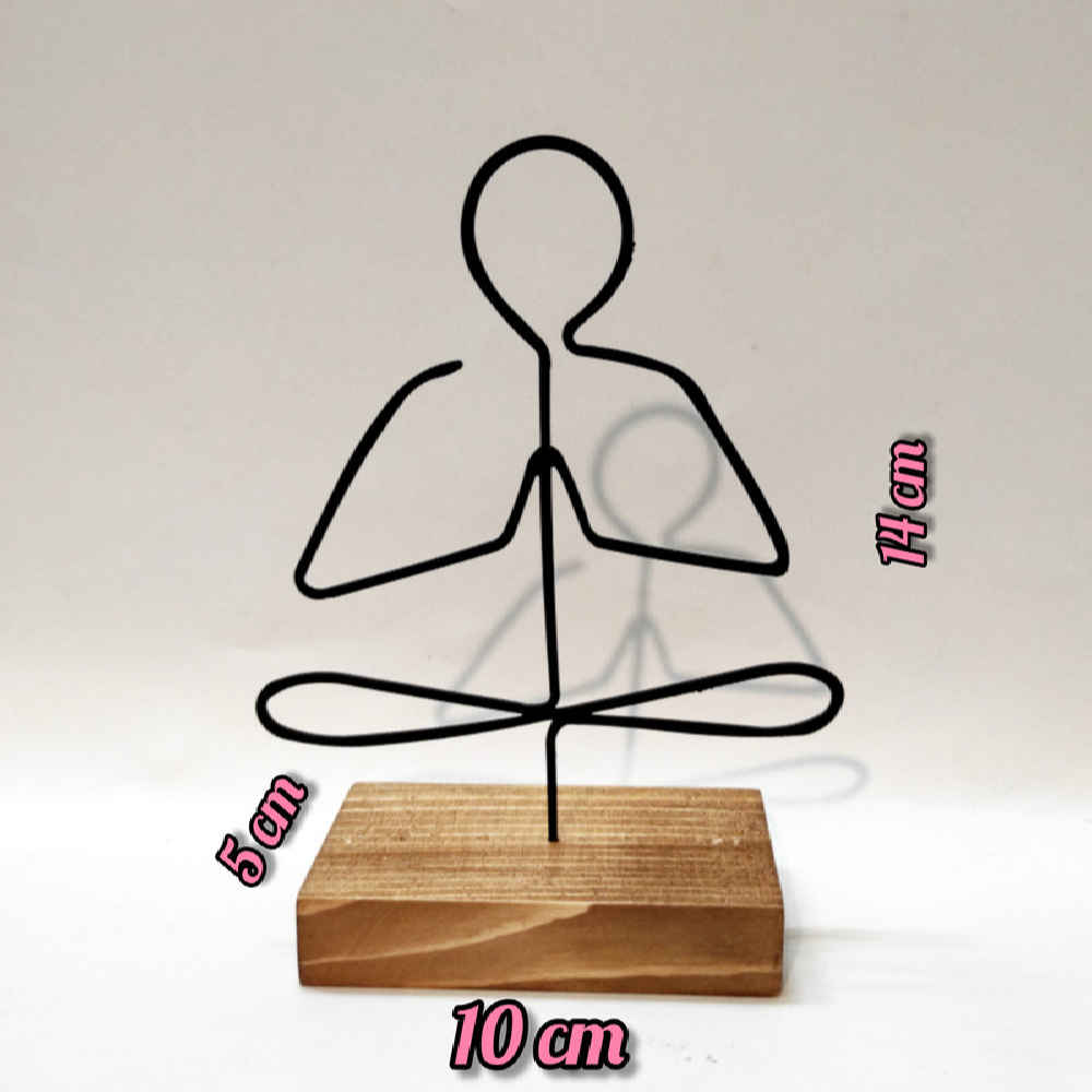 Metal Minimalist Figurine Artwork Sculpture Yuga