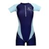 Plus Size Short Sleeve Women's Modest Swimsuit