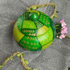 Handcrafted Persian Pottery Sugar Bowl with Lid - Artistic Chehel tekeh