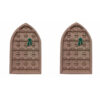 Set of Two Turbah Prayer Stones for Shia Muslims Model Shrine