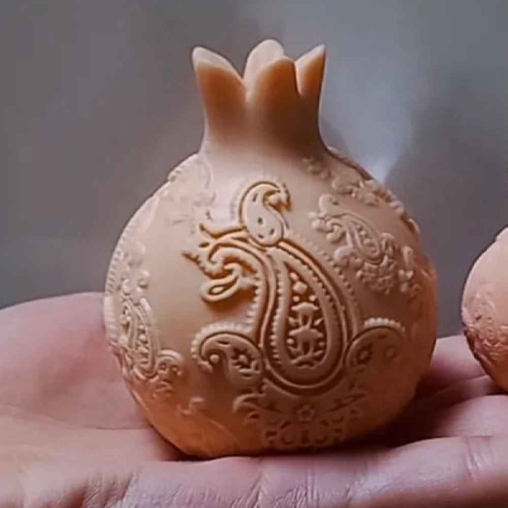 Pomegranate Silicone Candle Mold