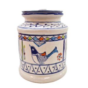 Ceramic Canister – Ideal for Kitchen Storage & Organization, Parandeh