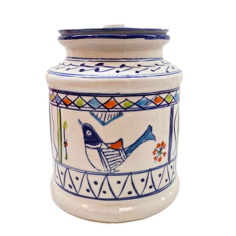 Ceramic Canister – Ideal for Kitchen Storage & Organization, Parandeh