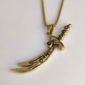 Zulfiqar Sword Necklace – Islamic Sword Necklace Pendant