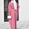 Traditional Butterfly Abaya for Women – Soft Cotton Fabric