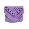 Macrame Crossbody Shoulder Bag Luxurious Handcrafted Tina