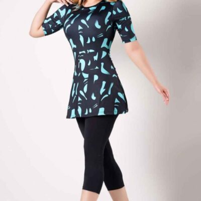 Women’s Short Sleeve Burkini Swimwear Model Safa