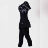 Women's Short Sleeve Modest Swimsuit Model Rima