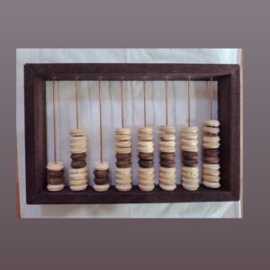 Traditional Wooden Chortkeh Persian Abacus
