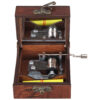 Handcrank Wooden Musical Box Model Molana