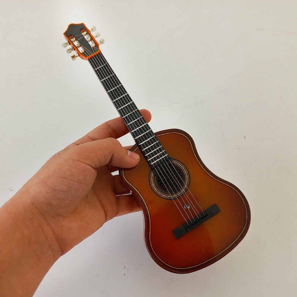 Art Deco Musical Box Model Guitar