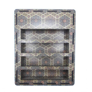 Wooden Wall-Mounted Turbah Holder Shelf – Masjed