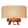 Handcrafted Minimalist Tripod Wooden Table Lamp