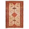 Animal Pattern Vintage Sirjan Kilim Rug - Handwoven Wool Craft