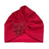 Women's Floral Turban - Model Flowers