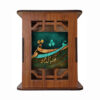 Life Pattern – Handcrafted Wooden Pen Holder with Persian Inspiration