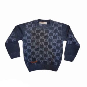 Long Sleeve Infant Knitted Sweater Model Parasto