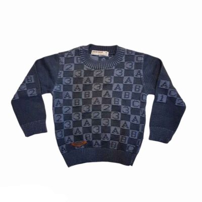 Long Sleeve Infant Knitted Sweater Model Parasto