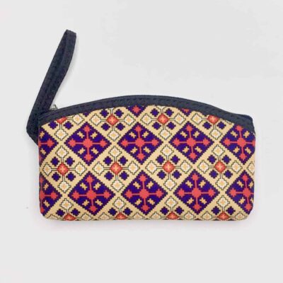 Fabric Wallet for Women with Persian Art-Inspired Safoora Pattern