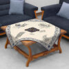 Velvet Tablecloth Persian Calligraphy Inspired Design Nafas