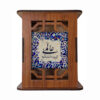 World Motif – Handcrafted Persian Inspired Wooden Desk Pen Holder