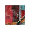 Velvet Tablecloth Persian Calligraphy Inspired Design Rose