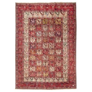 Kheshti Geometric Kilim Rug – Tabriz Handwoven Wool & Cotton Blend