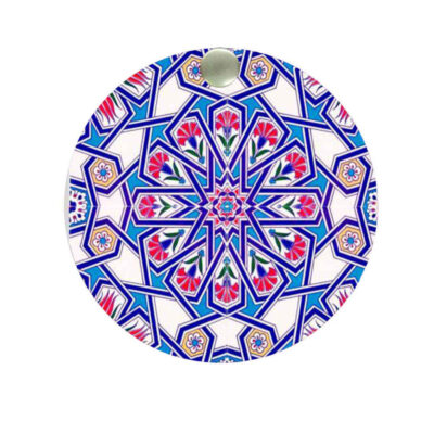 Portable Pocket Mirror with Persian Inspired Nahid Design