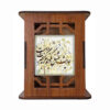 Mobin Patterned Wooden Desk Pen Holder Featuring Persian Art