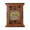 Garden Pattern – Persian Inspired Wooden Pen Holder for Desks