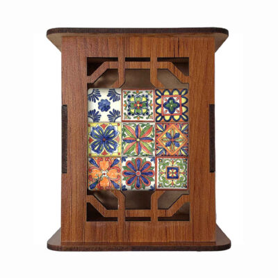 Raha Style – Handcrafted Wooden Pen Holder with Persian Inspiration