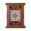 Shima Pattern – Persian Design Wooden Pen Holder for Workspace