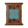 Firouze Style – Persian Inspired Wooden Pen Holder for Desk