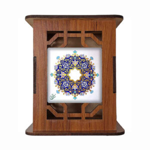 Omid Style – Persian-Inspired Wooden Pen Organizer for Workspaces