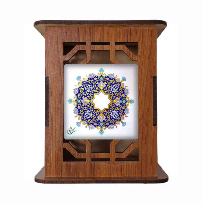 Omid Style – Persian-Inspired Wooden Pen Organizer for Workspaces