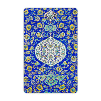 Persian Credit Card Sticker – Blue Pattern