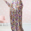 Islamic Namaz Chador with Sleeves for Women Ideal for Praying - Floral Pattern Aram