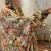 Islamic Namaz Chador with Sleeves for Women Ideal for Praying - Floral Pattern Mahya