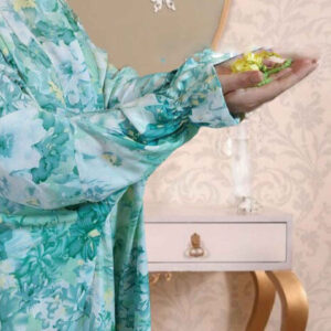 Islamic Namaz Chador with Sleeves for Women Ideal for Praying – Floral Pattern Rima
