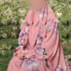 Islamic Namaz Chador with Sleeves for Women Ideal for Praying - Floral Pattern Corduroy