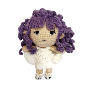 Amigurumi Handmade Crochet Doll – Nina Curly Girl Soft Plush