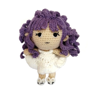 Amigurumi Handmade Crochet Doll - Nina Curly Girl Soft Plush