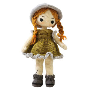 Amigurumi Handmade Crochet Doll – Anne Shirley Soft Plush