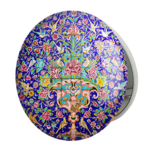 Portable Pocket Mirror with Persian Inspired Zarin Design